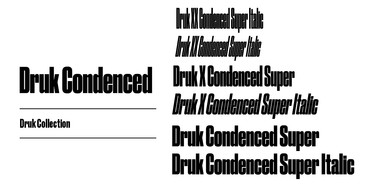 Druk Condensed