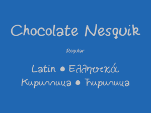 Chocolate Nesquik