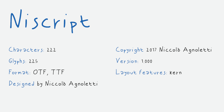 Niscript