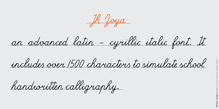 JH Zoya Cyrillic