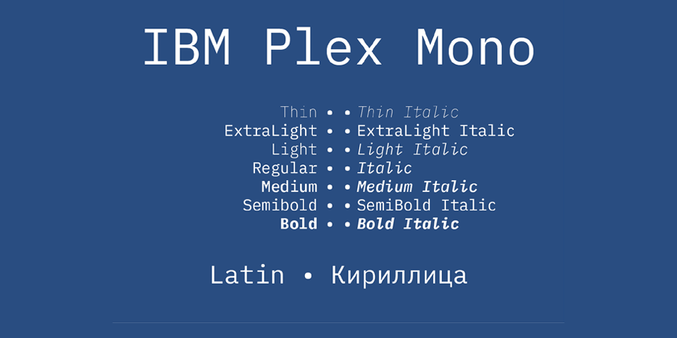 IBM Plex Mono